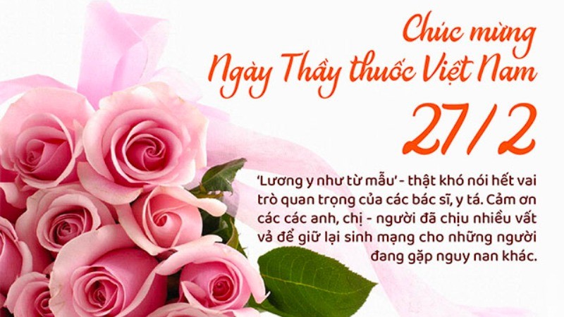 Thiệp chúc mừng Ngày Thầy thuốc Việt Nam 272 đẹp và ý nghĩa nhất